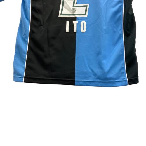 川崎フロンターレ (カワサキフロンターレ) サッカーユニフォーム 07シーズン SIZE L ブラック×スカイブルー