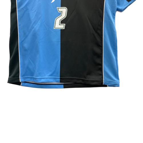 川崎フロンターレ (カワサキフロンターレ) サッカーユニフォーム 07シーズン SIZE L ブラック×スカイブルー