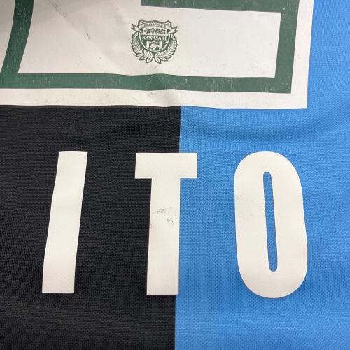 川崎フロンターレ (カワサキフロンターレ) サッカーユニフォーム 07シーズン SIZE L ブラック×スカイブルー