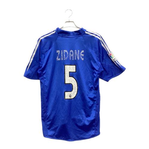 レアル・マドリード サッカーユニフォーム 【5】ジネディーヌ・ジダン SIZE O ブルー