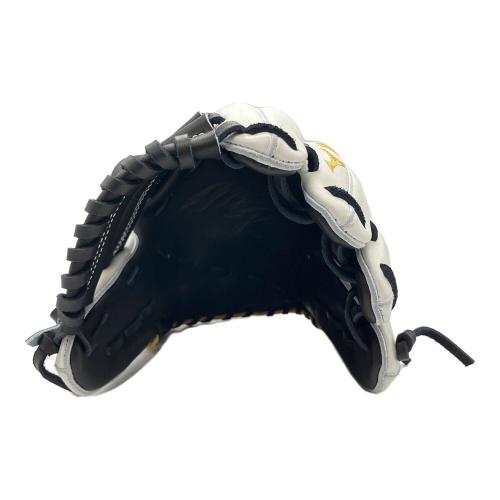 MIZUNO (ミズノ) ミズノプロ 硬式グローブ 波賀ジャパン製 ケース付 ホワイト×ブラック