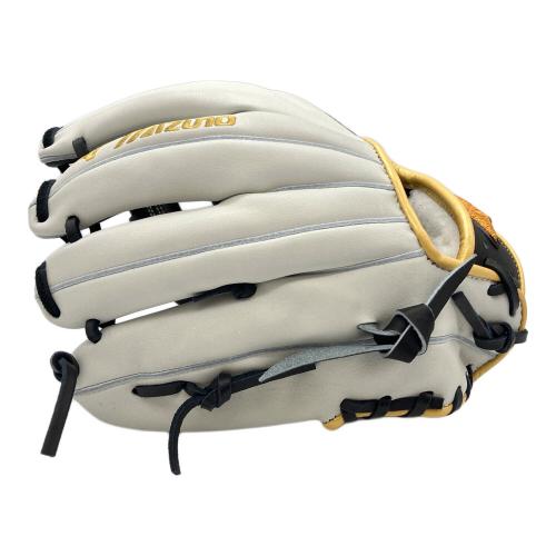 MIZUNO (ミズノ) ミズノプロ 硬式グローブ 波賀ジャパン製 ケース付 ホワイト×ブラック