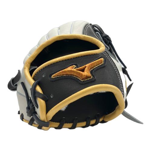 MIZUNO (ミズノ) ミズノプロ 硬式グローブ 波賀ジャパン製 ケース付 ホワイト×ブラック