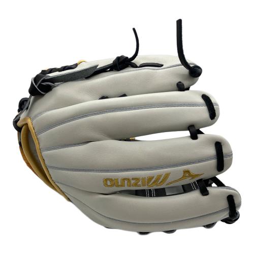 MIZUNO (ミズノ) ミズノプロ 硬式グローブ 波賀ジャパン製 ケース付 ホワイト×ブラック