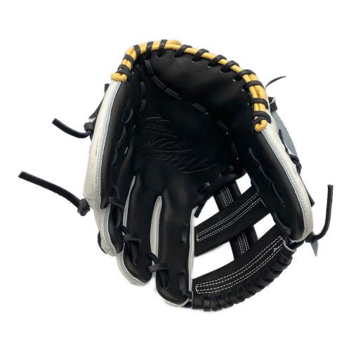 MIZUNO (ミズノ) ミズノプロ 硬式グローブ 波賀ジャパン製 ケース付 ホワイト×ブラック