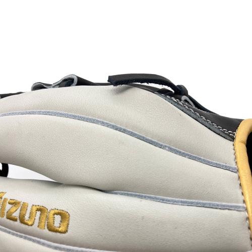 MIZUNO (ミズノ) ミズノプロ 硬式グローブ 波賀ジャパン製 ケース付 ホワイト×ブラック