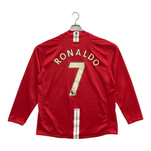 マンチェスターユナイテッド サッカーユニフォーム 237925 07/09ホーム・長袖 メンズ SIZE XL レッド