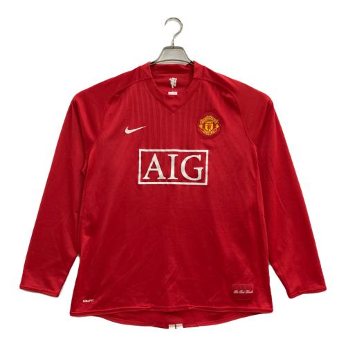 マンチェスターユナイテッド サッカーユニフォーム 237925 07/09ホーム・長袖 メンズ SIZE XL レッド