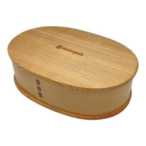 Snow peak (スノーピーク) 曲物弁当箱 アウトドア食器 PG-014 非売品