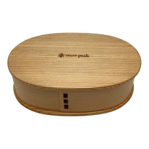 Snow peak (スノーピーク) 曲物弁当箱 アウトドア食器 PG-014 非売品