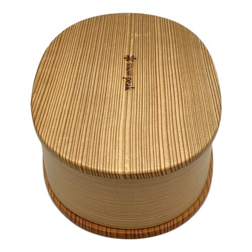Snow peak (スノーピーク) 曲物弁当箱 アウトドア食器 PG-014 非売品