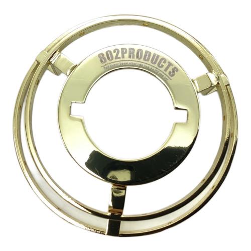 802PRODUCTS (ハチオウジプロダクツ) ランタンアクセサリー ブラックゴールド 60'sクリスタルシャンデリアシェード