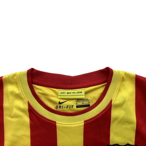 FCバルセロナ (エフシーバルセロナ) サッカーユニフォーム 532823-703 13/14 ユニフォーム アウェイ 半袖 レプリカ メンズ SIZE M レッド