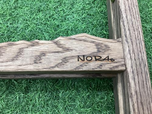NORAs (ノラズ) アウトドアチェア ウォルナット 金具 NICE MILITARY ND ver.