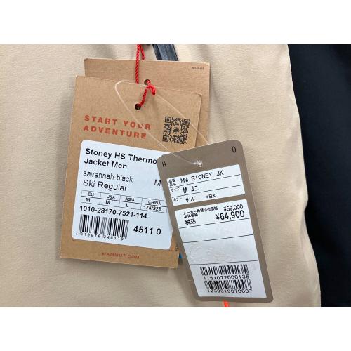 MAMMUT (マムート) Stoney HS Thermo Jacket スキーウェア(ジャケット) 1010-28170-7521  カーキ×ブラック