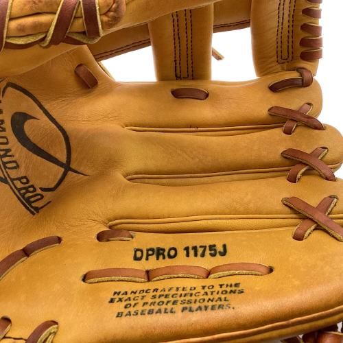 NIKE (ナイキ) ダイアモンドプロJ 軟式グローブ　オールラウンド用 DPRO 1175J オレンジ