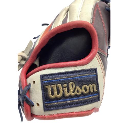 Wilson (ウィルソン) vexxum 軟式グローブ ネイビー×ホワイト　RGV71L