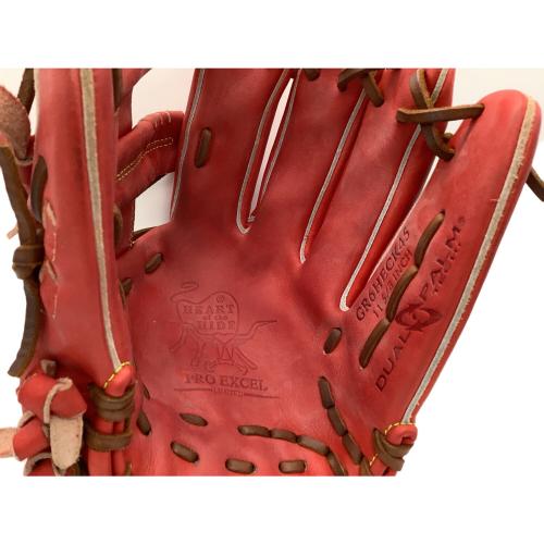 RAWLINGS (ローリングス) HOH PRO EXCEL 軟式グローブ GR6HECK45 レッド