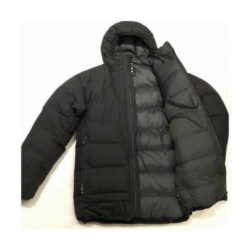 HAGLOFS トレッキングウェア ブラック ダウン ビヴィダウンフードジャケット　