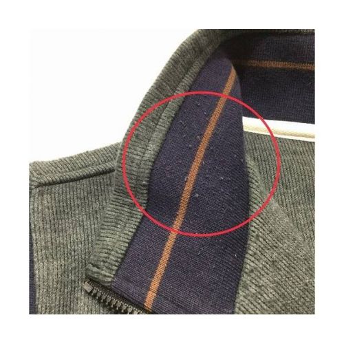 CUTTER&BUCK ゴルフウェア(トップ) グレー ジップアップニットベスト