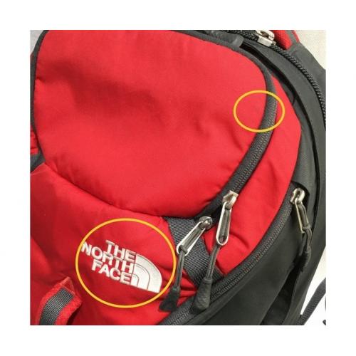 THE NORTH FACE (ザノースフェイス) デイパック ブラック×レッド NM71552