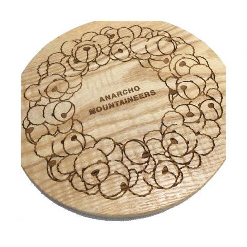 MOUNTAIN RESEARCH アウトドア食器 アナルコカップウッドリッド 18cm