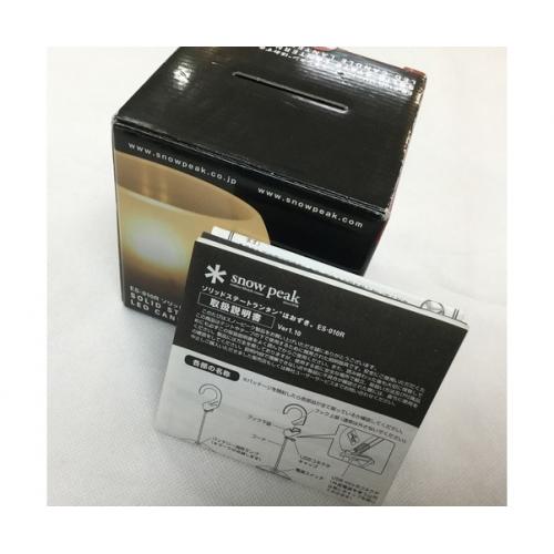 SNOWPEAK LEDランタン ES-01R ソリッドステートランタンほおずき