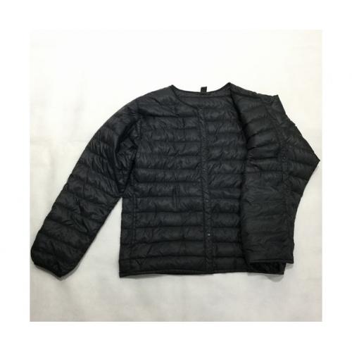 mont-bell トレッキングウェア ブラック ULダウンラウンドネックジャケット