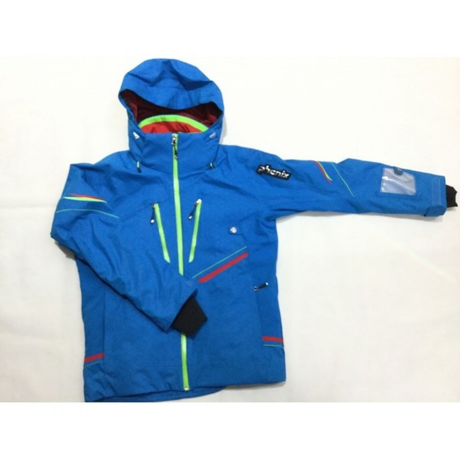 PHENIX スキーウェア(ジャケット) ブルー×グリーン デモチーム