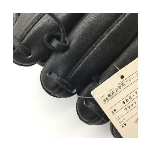 SUPERPLAY (シュアプレイ) 少年用軟式グローブ ブラック SBG-YL733
