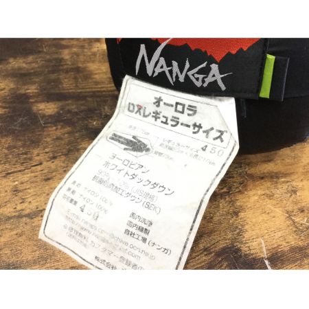 NANGA (ナンガ) オーロラDXレギュラー450 オーロラDXレギュラー　450 ダウン ダウンシュラフ
