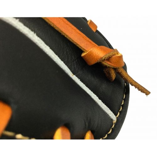 SSK (エスエスケイ) 少年軟式グローブ PROEDGE 内野手用 ブラック×タン 未使用品 PROEDGE 内野用 PEJ-195 右投げ用 約26㎝
