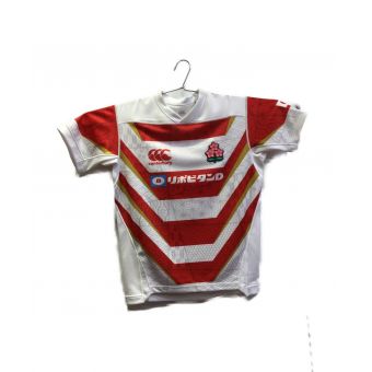 Canterbury (カンタベリー) ラグビー メンズ SIZE L レッド×ホワイト 日本代表 レプリカユニフォーム 2019年 リポビタンD RG30095
