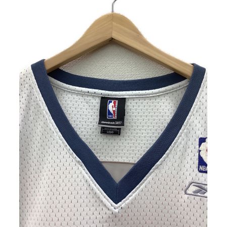 REEBOK (リーボック) バスケットシャツ メンズ SIZE L ホワイト NBA シャーロット・ボブキャッツ時代 エメカ・オカフォー【50】