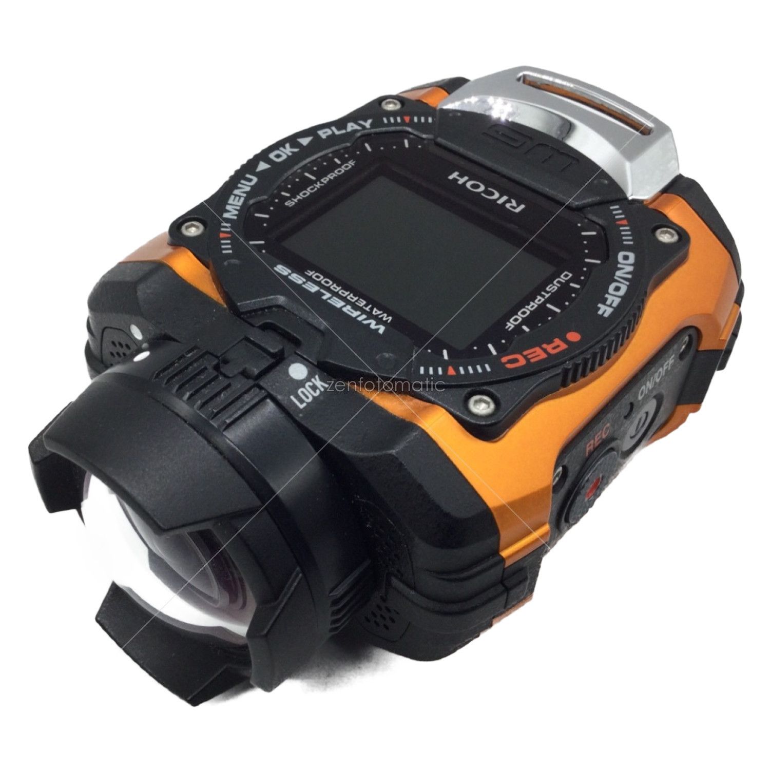 激安特価 08286 OR WG-M1 オレンジ WG-M1 防水アクションカメラ RICOH - LD