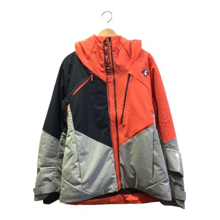 DESCENTE (デサント) スキーウェア(ジャケット) メンズ SIZE M オレンジ×グレー 2019-20年 ジオジャケット DWUOJK51