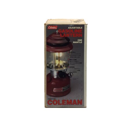 Coleman (コールマン) ガソリンランタン 1989年6月製 廃盤 元箱付 286A7035 アジャスタブル ワンマントル