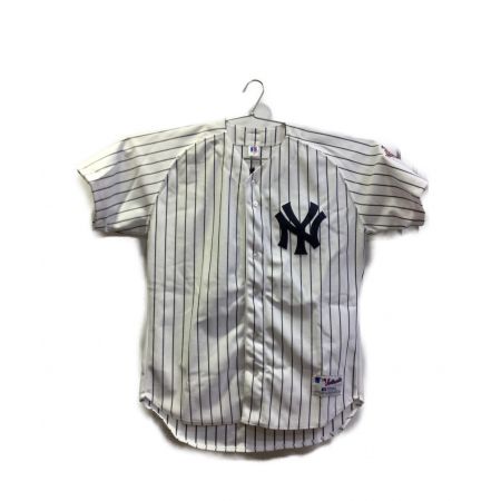 ニューヨーク・ヤンキース 応援グッズ SIZE 48 ホワイト 100周年記念(2003) ホーム Russell ユニフォーム 松井秀喜【55】