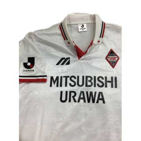 浦和レッズ (ウラワレッズ) サッカーユニフォーム メンズ SIZE O ホワイト MIZUNO 1995-96年アウェイ