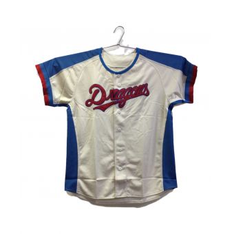 中日ドラゴンズ (チュウニチドラゴンズ) 応援グッズ SIZE Free ベージュ×ブルー 一球製 オールドユニフォーム 1974~80年代復刻