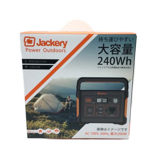 Jackery (ジャックリ) ポータブル電源 240Wh ※通電確認済 ポータブル