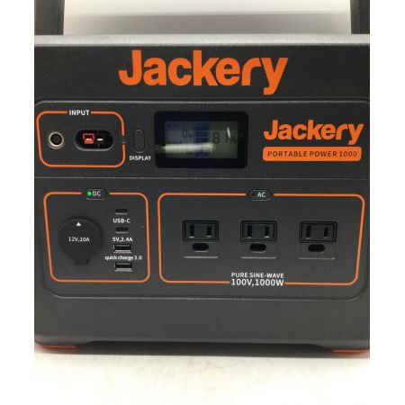 Jackery (ジャックリ) ポータブル電源 DC/AC ポータブルパワー1000