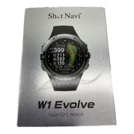 Shot Navi (ショットナビ) 腕時計 W1 EVOLVE ショットナビ  ゴルフGPSナビ