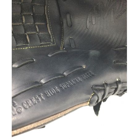 MIZUNO (ミズノ) 硬式グローブ 約30cm ブラック 耕作印 クレストハイドスプリームエリート ミズノプロ オーダー ピッチャー用