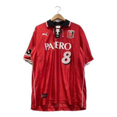 PUMA (プーマ) サッカーユニフォーム メンズ SIZE L レッド 浦和レッズ 2001-2002 小野伸二 移籍記念 PAJERO COMPAQ
