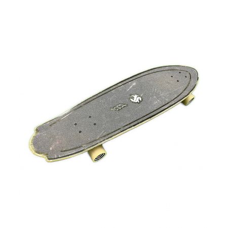 SLIDE（スライド） スケートボード レッド×ホワイト サーフスケート THE MANEUVER/KAMO 35" 木製 ABEC7