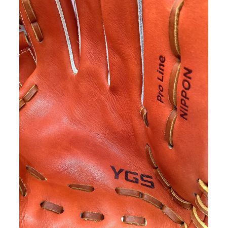 YGS (山本グラブスタジオ) 硬式グローブ 約30cm オレンジ YAMAMOTO