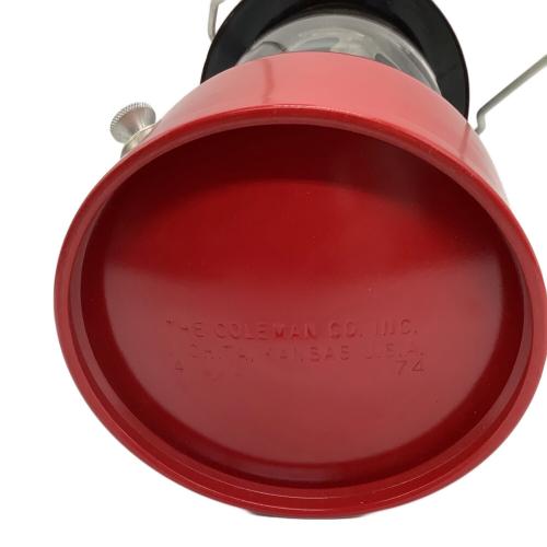 Coleman (コールマン) ガソリンランタン 1974年4月製 200A 赤バルブ/ホワイトボーダー 未使用品