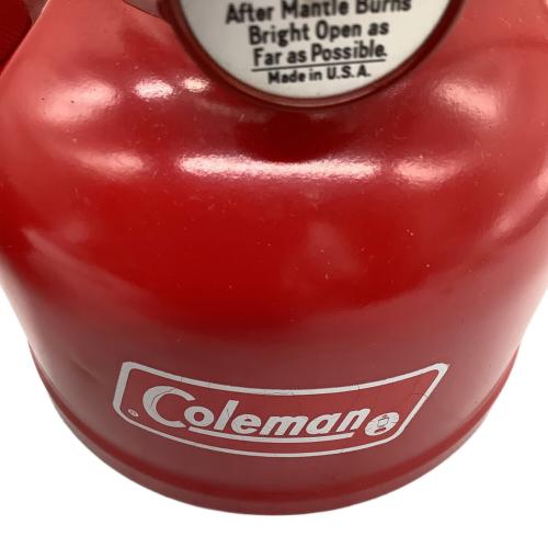 Coleman (コールマン) ガソリンランタン 1974年4月製 200A 赤バルブ/ホワイトボーダー 未使用品