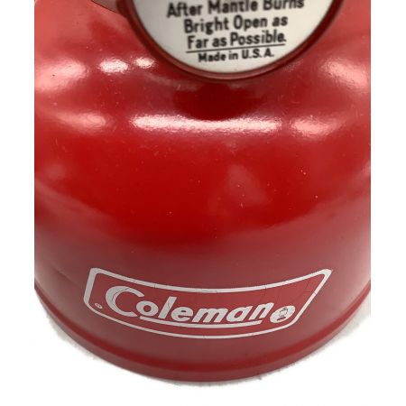 Coleman (コールマン) ガソリンランタン 1974年4月製 200A 赤バルブ/ホワイトボーダー 未使用品